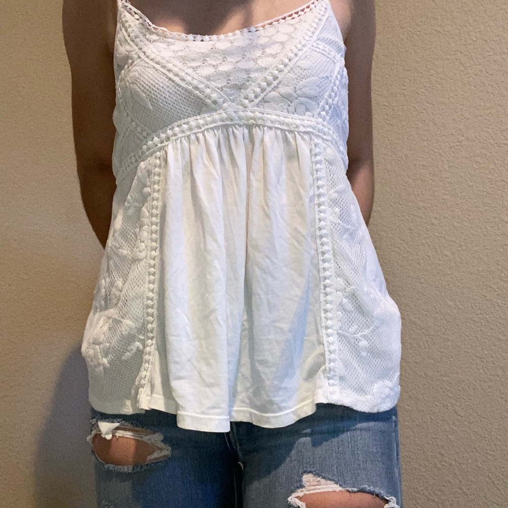 White tank top